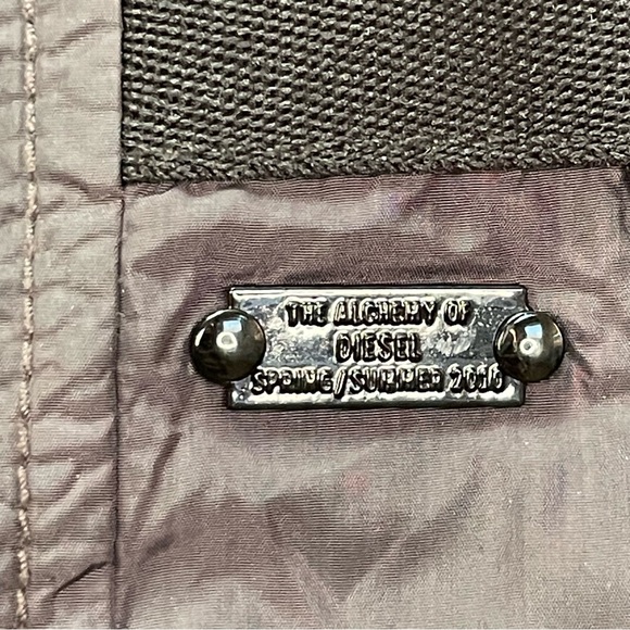 DIESEL 2010 nylon bomber archive street wear avant garde parachute jacket y2k - Picture 6 of 8